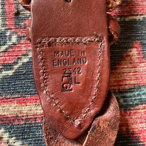 Ralph Lauren Vintage Braided Leather Belt - Picture 2 of 4